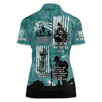 Veteran PTSD Women Polo Shirt Not A Sign Of Weakness It Is Earned By Doing What Others Fear