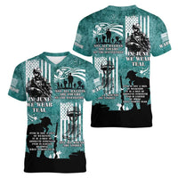 Veteran PTSD Women V-Neck T-Shirt Not A Sign Of Weakness It Is Earned By Doing What Others Fear
