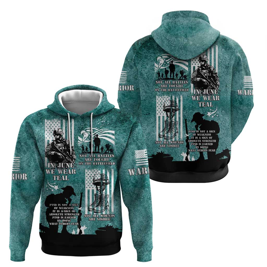 Veteran PTSD Zip Hoodie Not A Sign Of Weakness It Is Earned By Doing What Others Fear