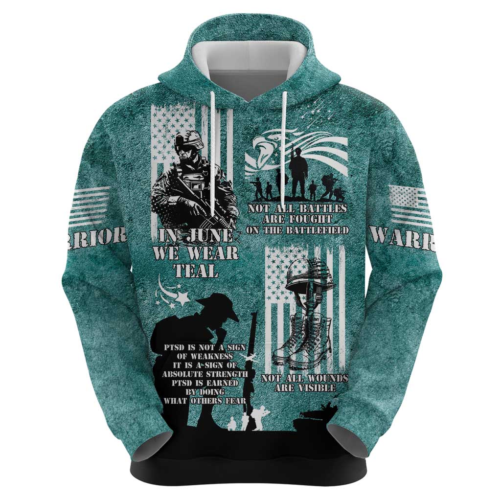 Veteran PTSD Zip Hoodie Not A Sign Of Weakness It Is Earned By Doing What Others Fear