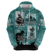 Veteran PTSD Zip Hoodie Not A Sign Of Weakness It Is Earned By Doing What Others Fear