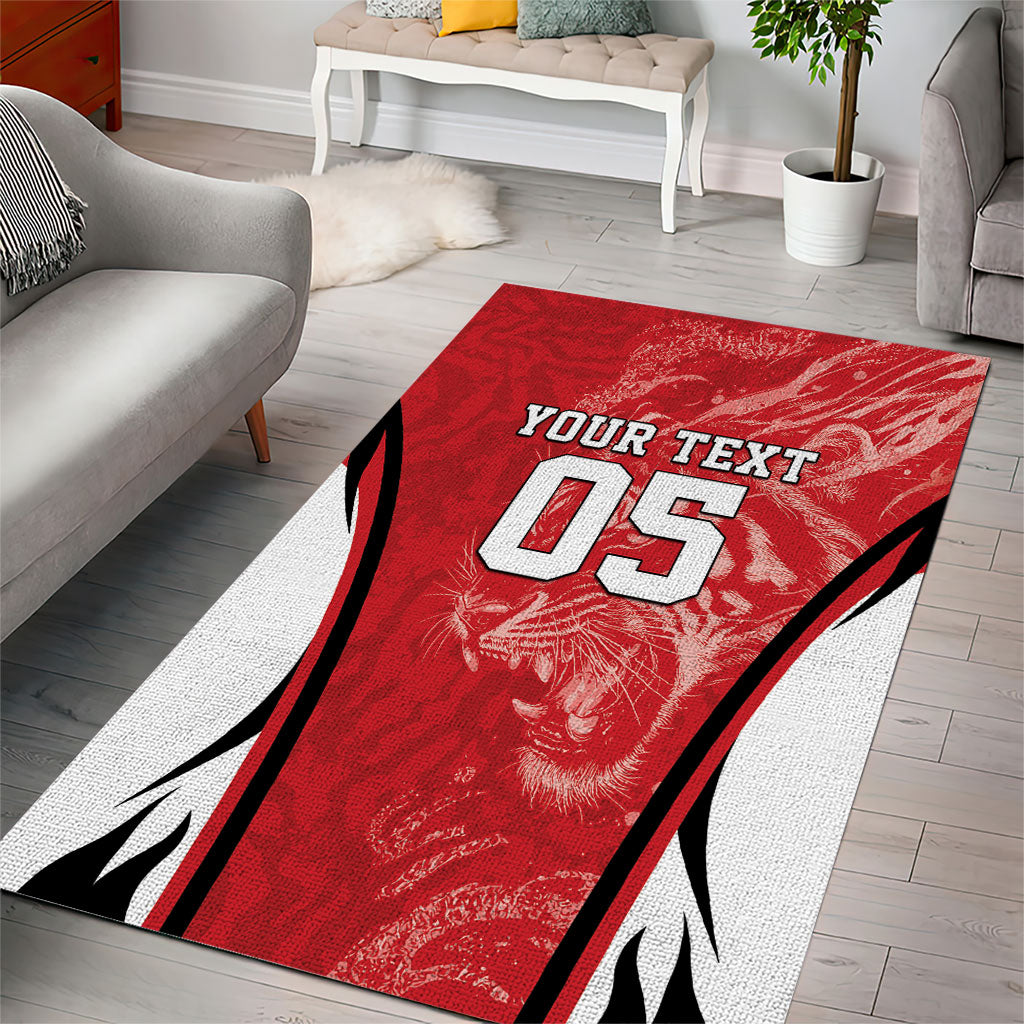 Custom South Korea Football 2026 Area Rug Taegeuk Warriors Spirit Sporty Style