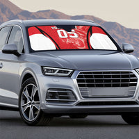 Custom South Korea Football 2026 Auto Sun Shade Taegeuk Warriors Spirit Sporty Style