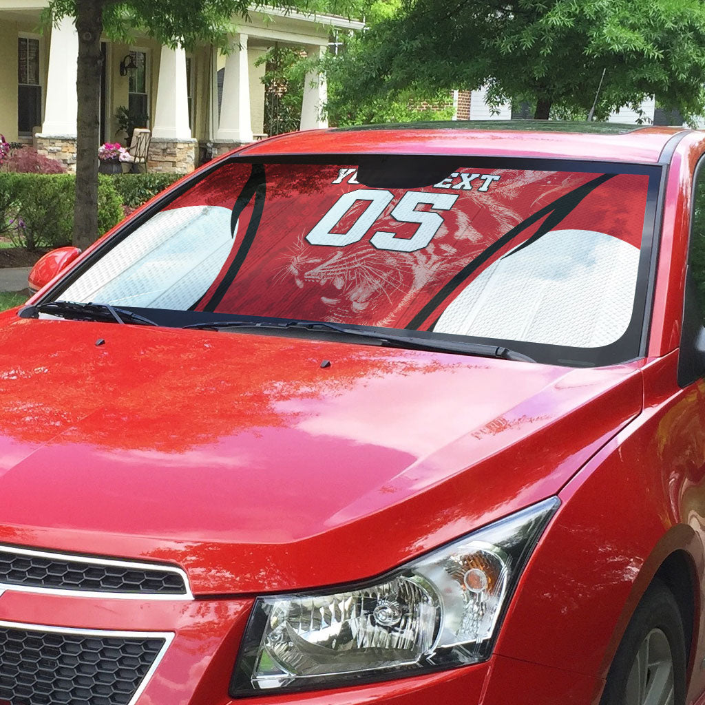 Custom South Korea Football 2026 Auto Sun Shade Taegeuk Warriors Spirit Sporty Style