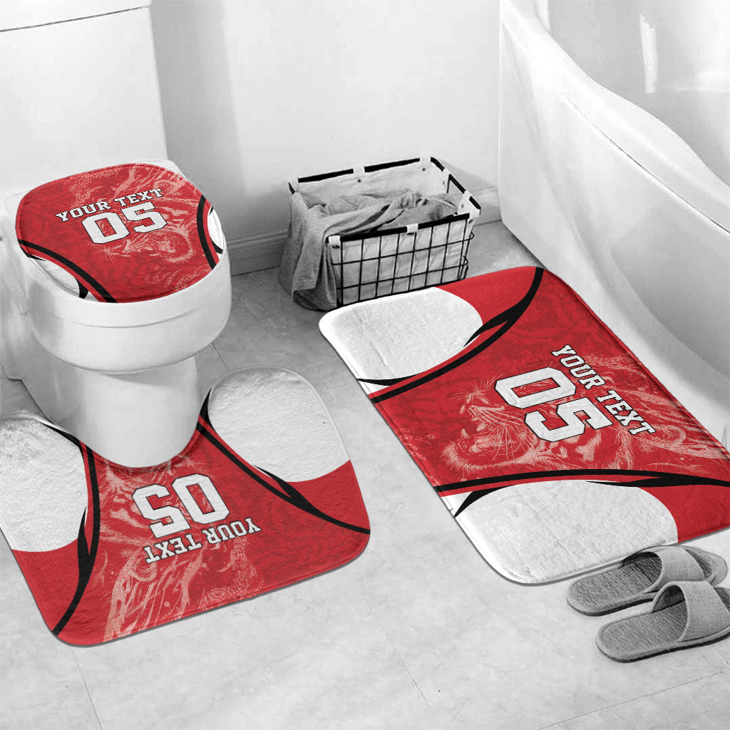 Custom South Korea Football 2026 Bathroom Set Taegeuk Warriors Spirit Sporty Style