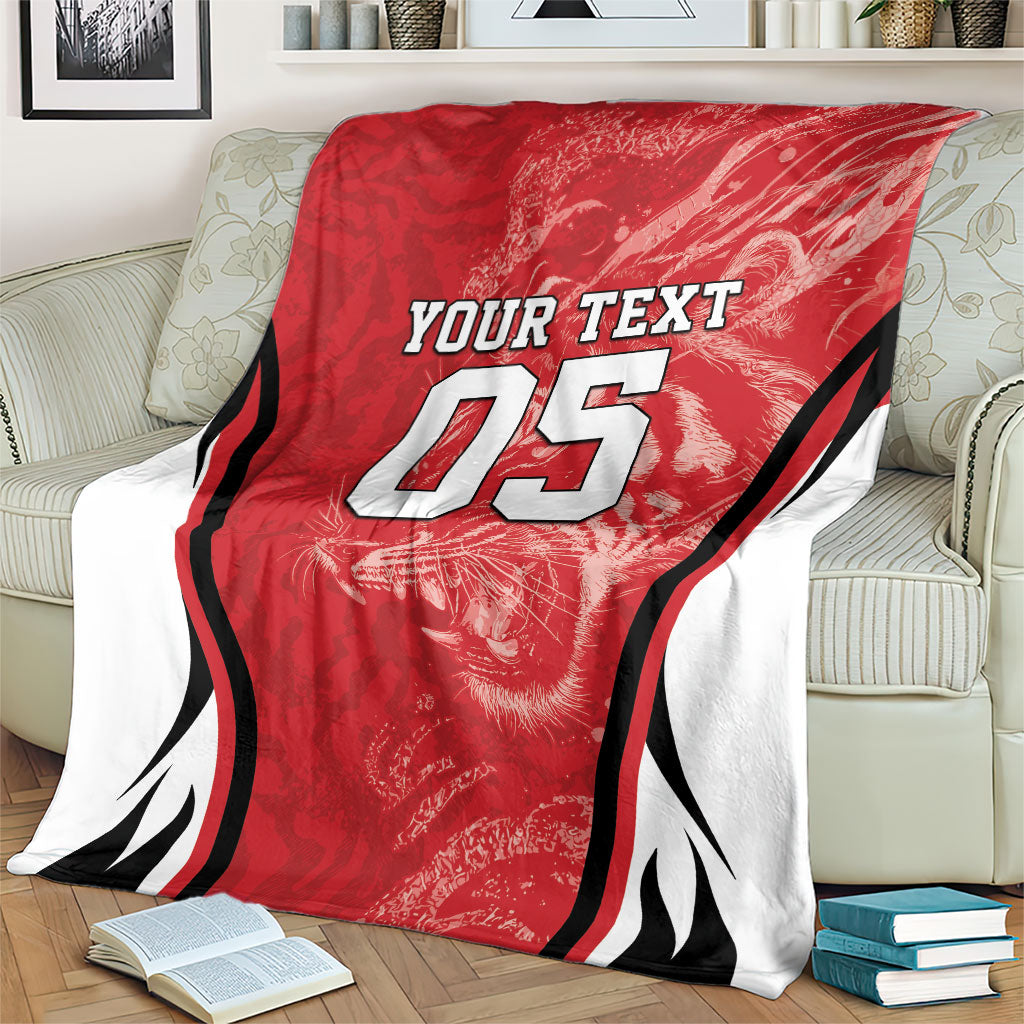 Custom South Korea Football 2026 Blanket Taegeuk Warriors Spirit Sporty Style