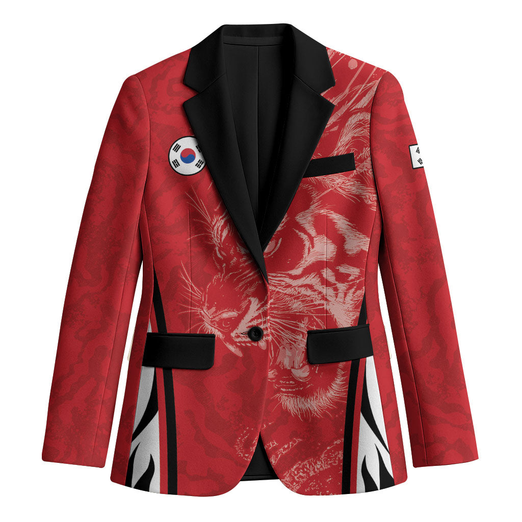 Custom South Korea Football 2026 Blazer Taegeuk Warriors Spirit Sporty Style