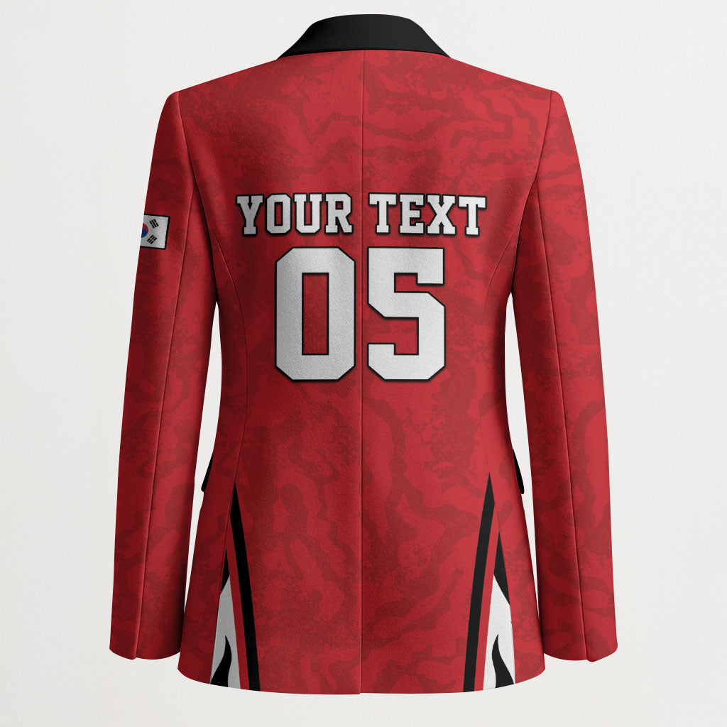 Custom South Korea Football 2026 Blazer Taegeuk Warriors Spirit Sporty Style