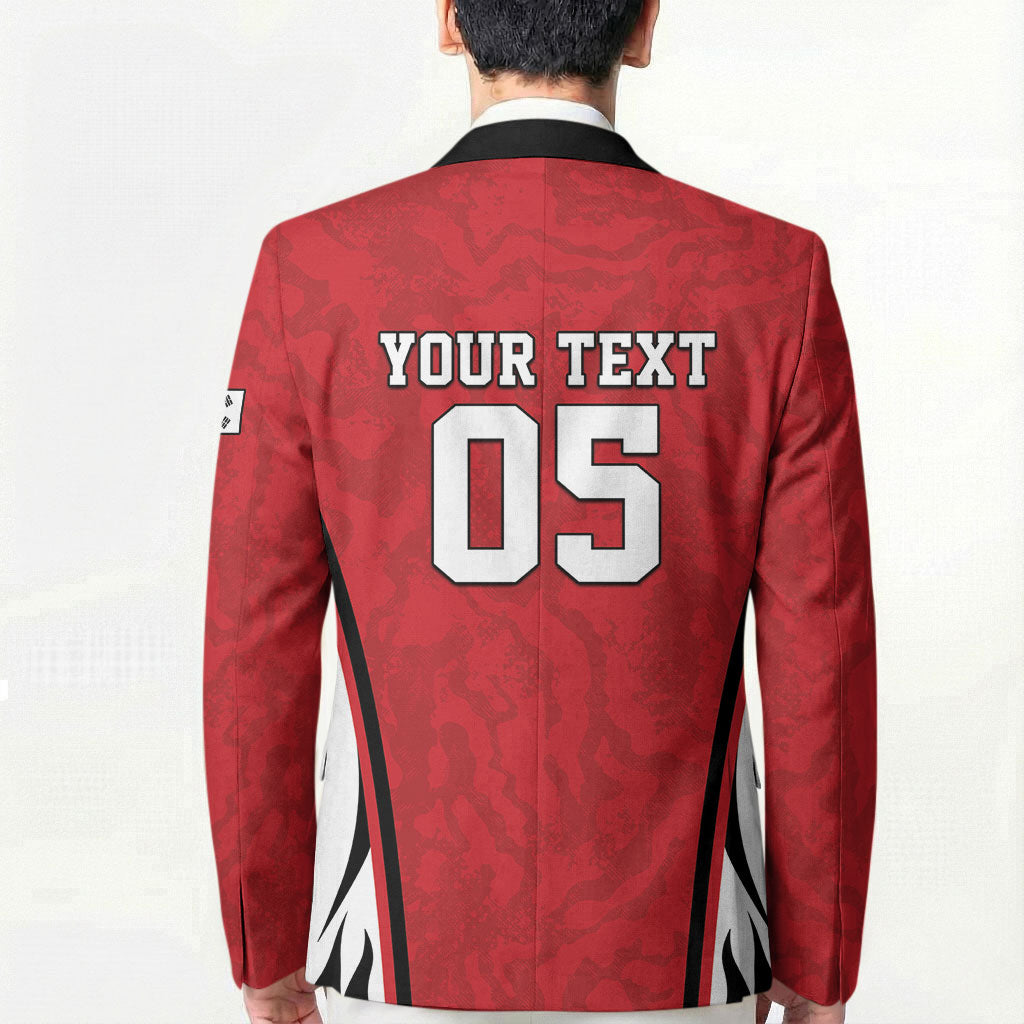 Custom South Korea Football 2026 Blazer Taegeuk Warriors Spirit Sporty Style