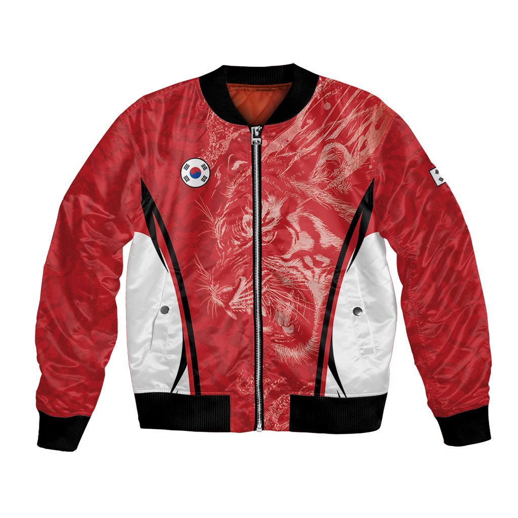 Custom South Korea Football 2026 Bomber Jacket Taegeuk Warriors Spirit Sporty Style