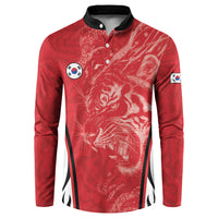 Custom South Korea Football 2026 Button Sweatshirt Taegeuk Warriors Spirit Sporty Style