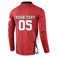 Custom South Korea Football 2026 Button Sweatshirt Taegeuk Warriors Spirit Sporty Style