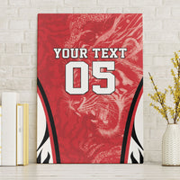 Custom South Korea Football 2026 Canvas Wall Art Taegeuk Warriors Spirit Sporty Style