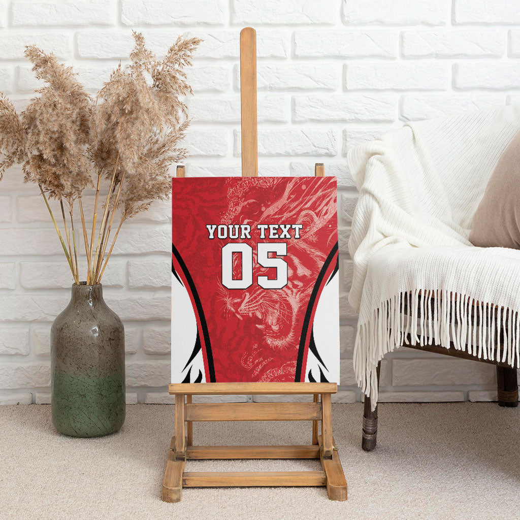 Custom South Korea Football 2026 Canvas Wall Art Taegeuk Warriors Spirit Sporty Style