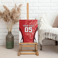 Custom South Korea Football 2026 Canvas Wall Art Taegeuk Warriors Spirit Sporty Style