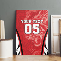 Custom South Korea Football 2026 Canvas Wall Art Taegeuk Warriors Spirit Sporty Style