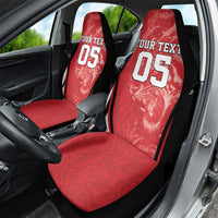 Custom South Korea Football 2026 Car Seat Cover Taegeuk Warriors Spirit Sporty Style