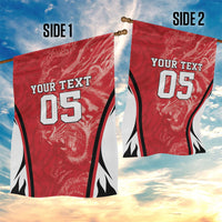 Custom South Korea Football 2026 Garden Flag Taegeuk Warriors Spirit Sporty Style