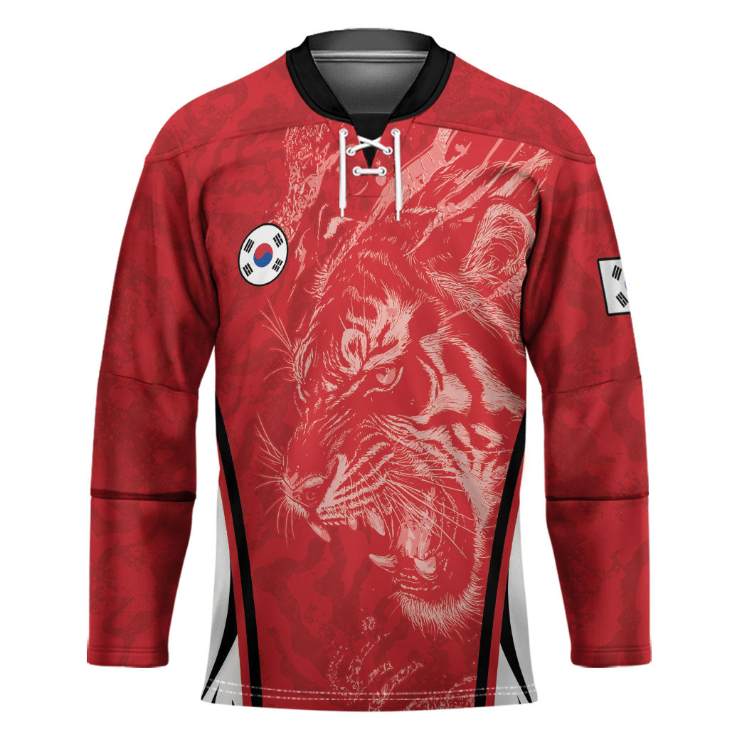 Custom South Korea Football 2026 Hockey Jersey Taegeuk Warriors Spirit Sporty Style