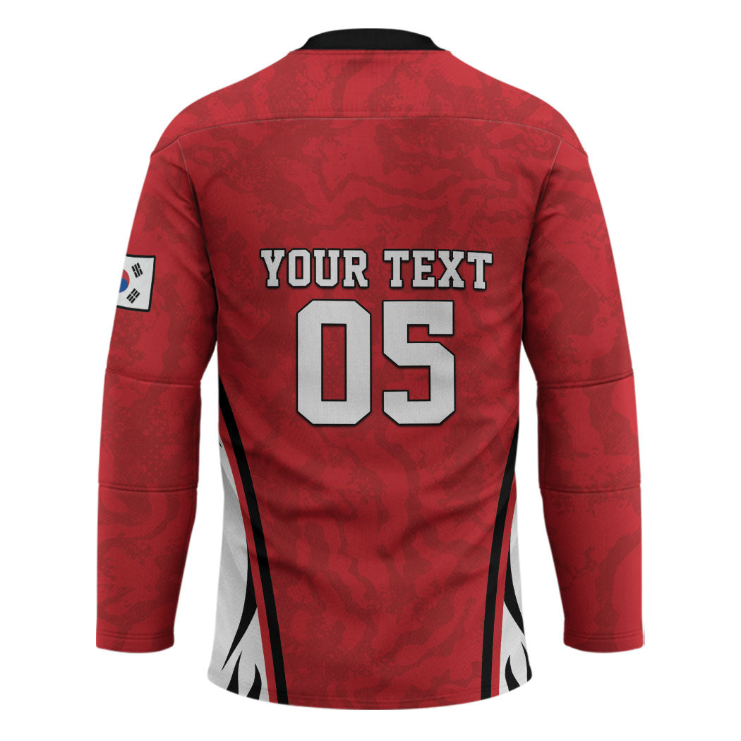 Custom South Korea Football 2026 Hockey Jersey Taegeuk Warriors Spirit Sporty Style