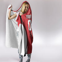Custom South Korea Football 2026 Hooded Blanket Taegeuk Warriors Spirit Sporty Style