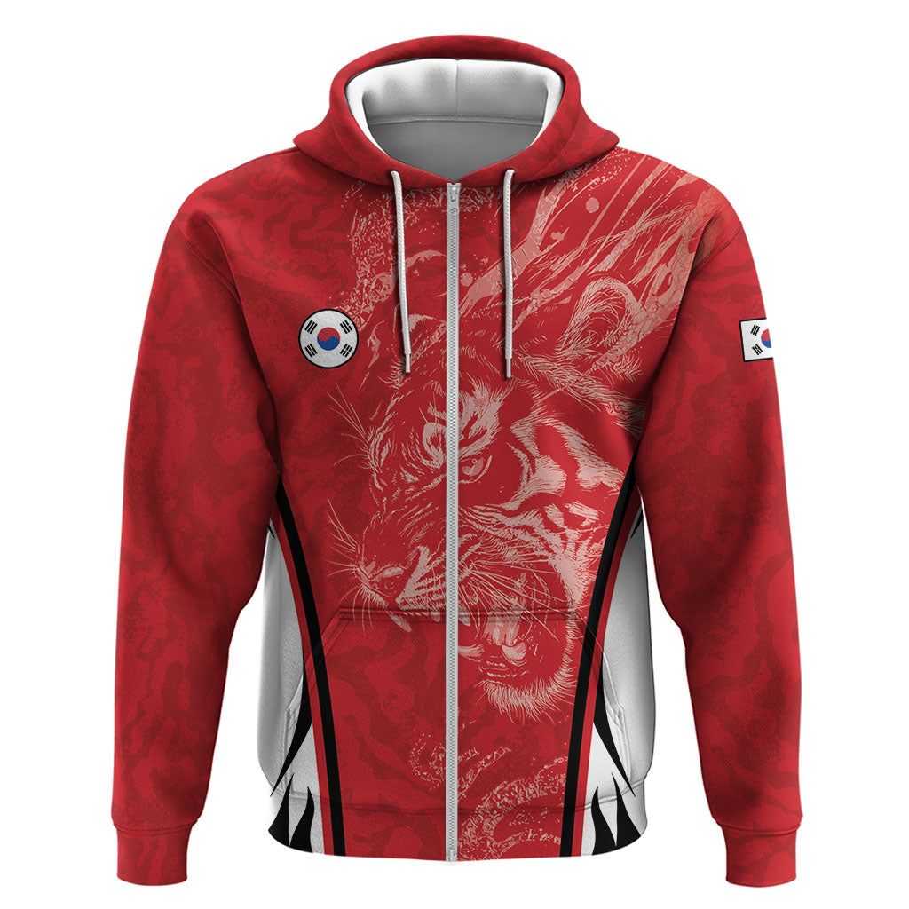 Custom South Korea Football 2026 Hoodie Taegeuk Warriors Spirit Sporty Style