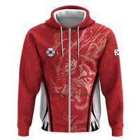 Custom South Korea Football 2026 Hoodie Taegeuk Warriors Spirit Sporty Style