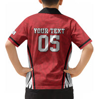 Custom South Korea Football 2026 Kid Hawaiian Shirt Taegeuk Warriors Spirit Sporty Style LT05