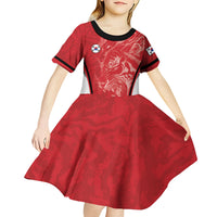 Custom South Korea Football 2026 Kid Short Sleeve Dress Taegeuk Warriors Spirit Sporty Style