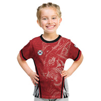 Custom South Korea Football 2026 Kid T Shirt Taegeuk Warriors Spirit Sporty Style