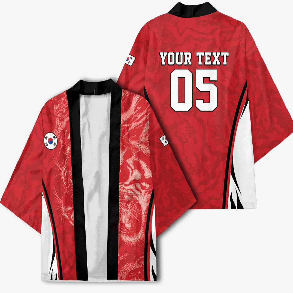 Custom South Korea Football 2026 Kimono Taegeuk Warriors Spirit Sporty Style