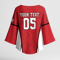 Custom South Korea Football 2026 Kimono Sleeve Blouse Taegeuk Warriors Spirit Sporty Style