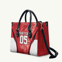 Custom South Korea Football 2026 Leather Bag Taegeuk Warriors Spirit Sporty Style