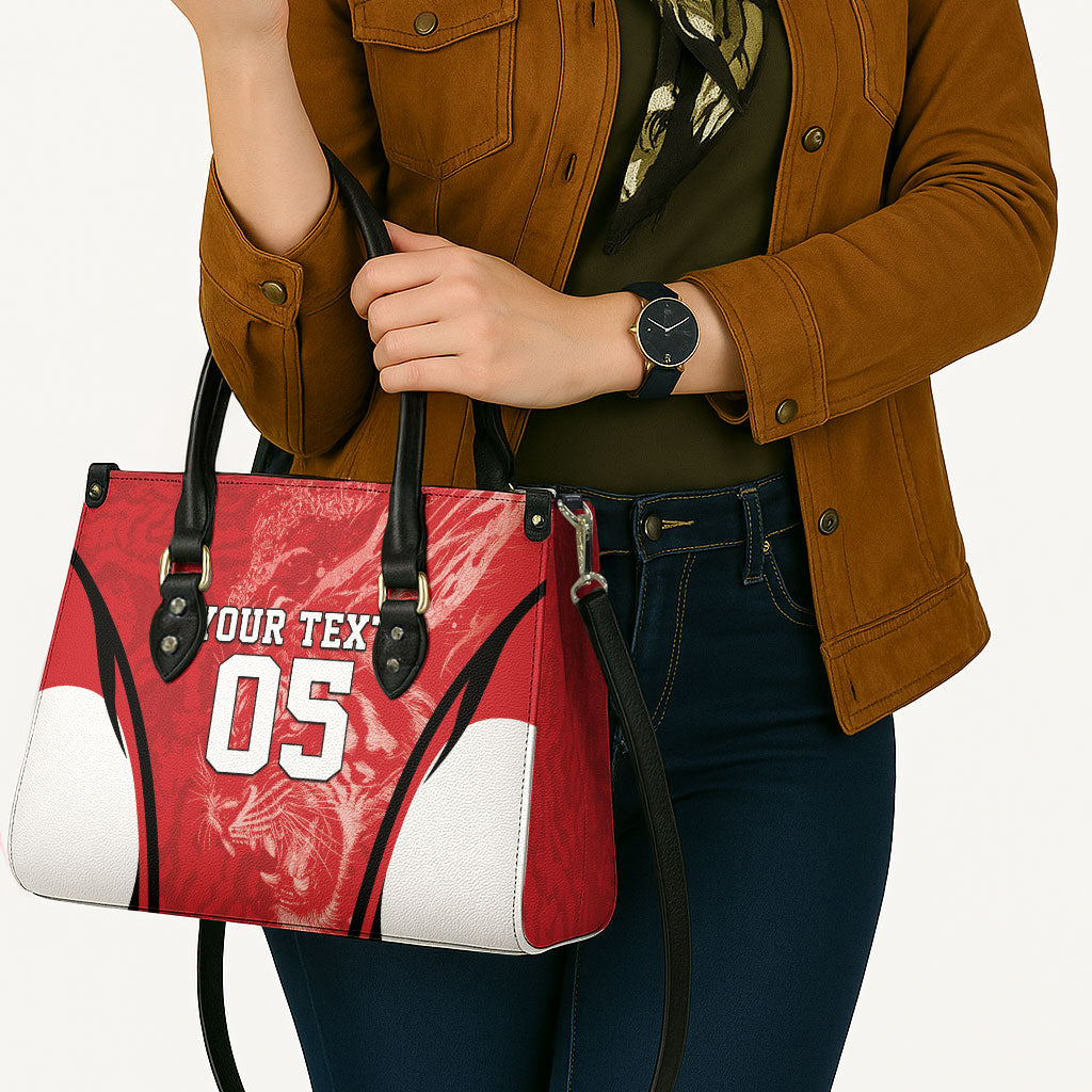 Custom South Korea Football 2026 Leather Bag Taegeuk Warriors Spirit Sporty Style
