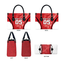 Custom South Korea Football 2026 Leather Bag Taegeuk Warriors Spirit Sporty Style