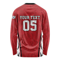 Custom South Korea Football 2026 Long Sleeve Shirt Taegeuk Warriors Spirit Sporty Style
