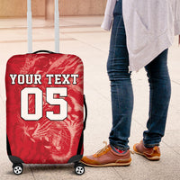 Custom South Korea Football 2026 Luggage Cover Taegeuk Warriors Spirit Sporty Style