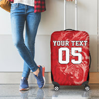 Custom South Korea Football 2026 Luggage Cover Taegeuk Warriors Spirit Sporty Style