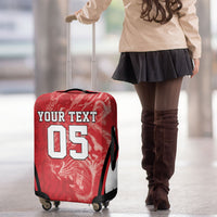 Custom South Korea Football 2026 Luggage Cover Taegeuk Warriors Spirit Sporty Style
