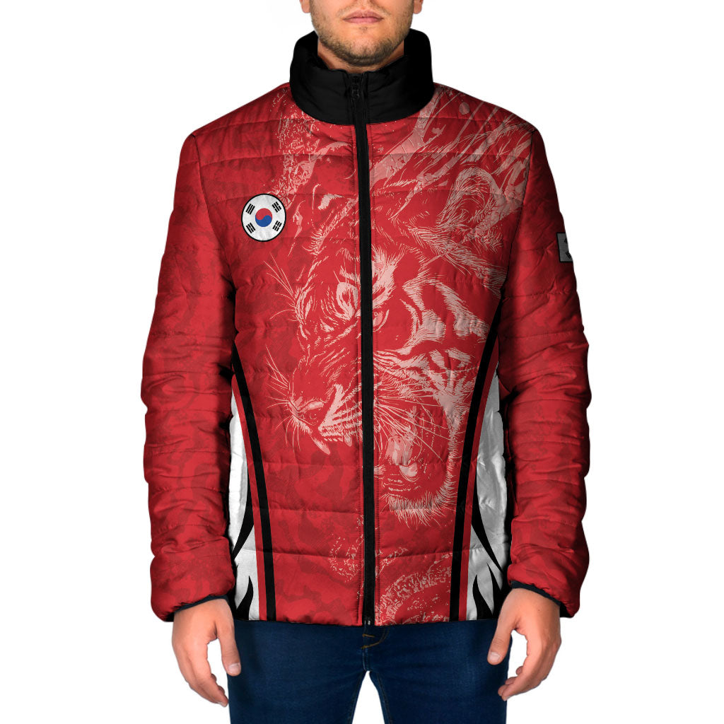 Custom South Korea Football 2026 Padded Jacket Taegeuk Warriors Spirit Sporty Style