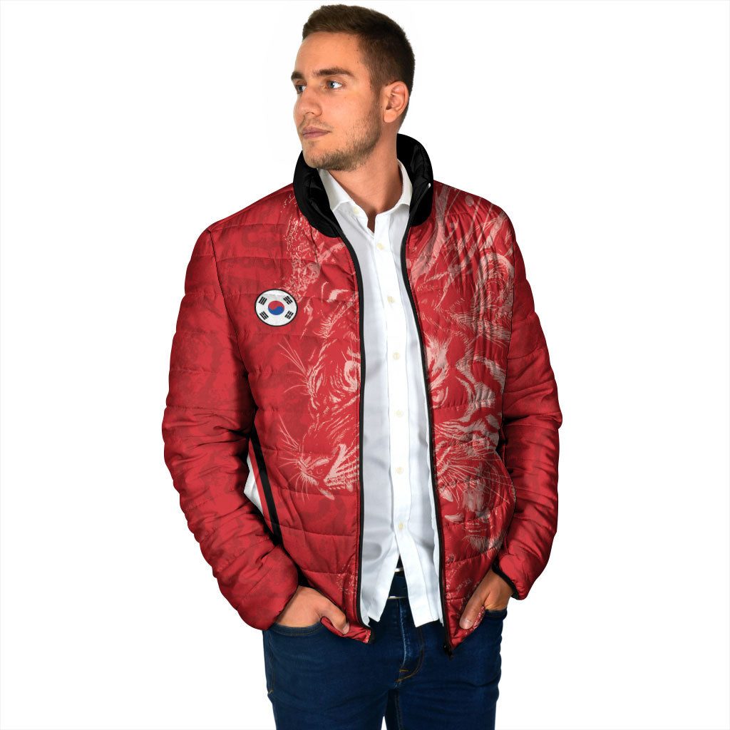 Custom South Korea Football 2026 Padded Jacket Taegeuk Warriors Spirit Sporty Style