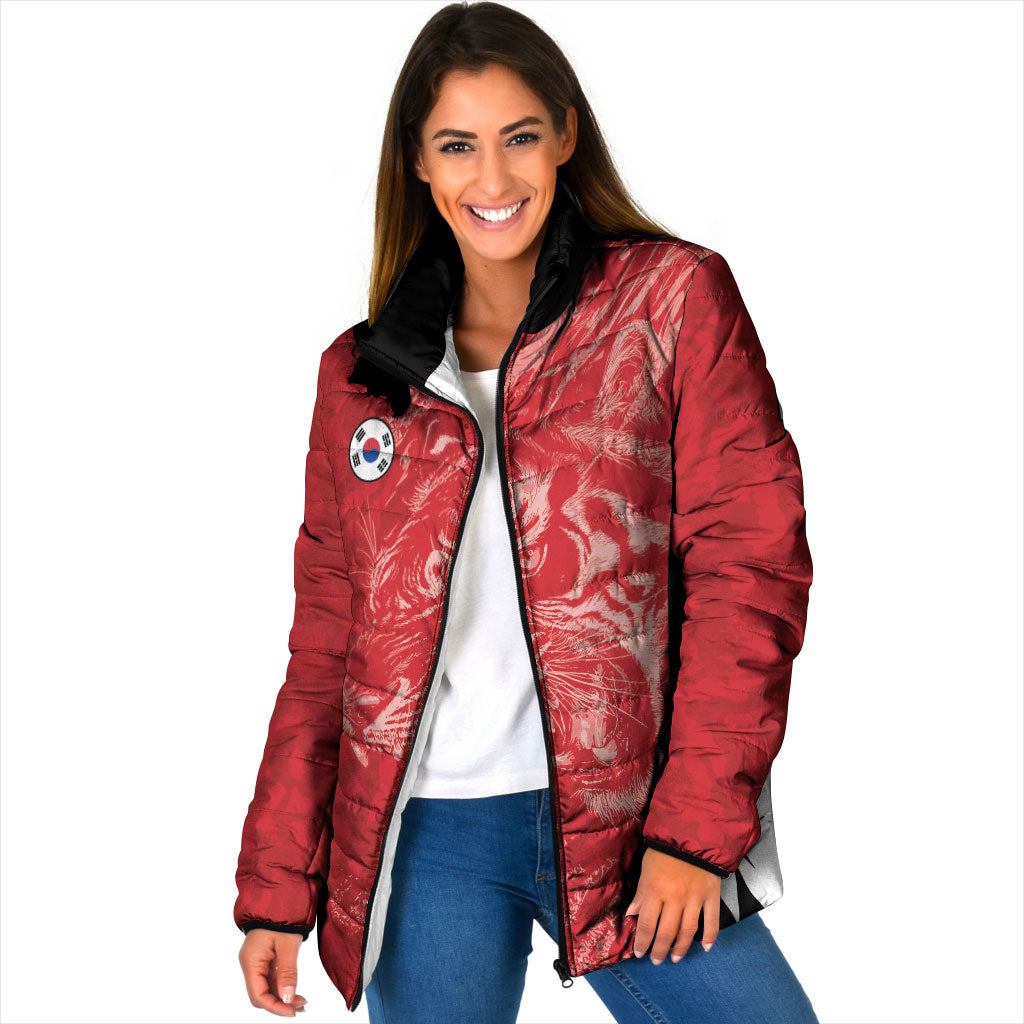 Custom South Korea Football 2026 Padded Jacket Taegeuk Warriors Spirit Sporty Style