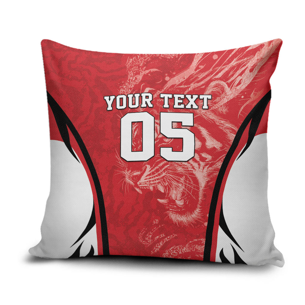 Custom South Korea Football 2026 Pillow Cover Taegeuk Warriors Spirit Sporty Style