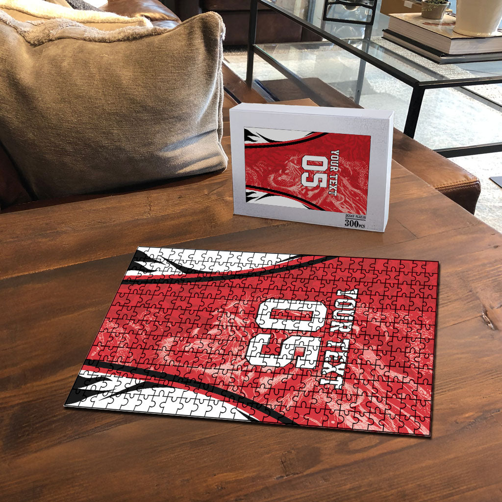 Custom South Korea Football 2026 Puzzle Taegeuk Warriors Spirit Sporty Style