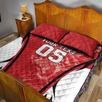 Custom South Korea Football 2026 Quilt Bed Set Taegeuk Warriors Spirit Sporty Style