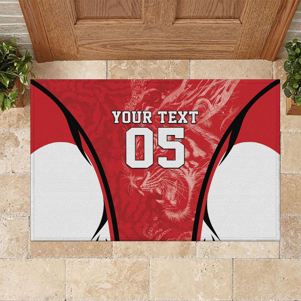 Custom South Korea Football 2026 Rubber Doormat Taegeuk Warriors Spirit Sporty Style