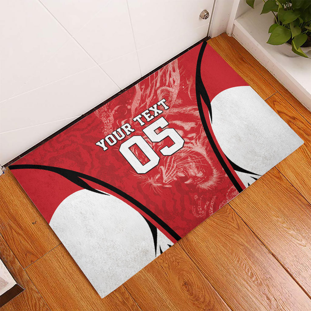 Custom South Korea Football 2026 Rubber Doormat Taegeuk Warriors Spirit Sporty Style