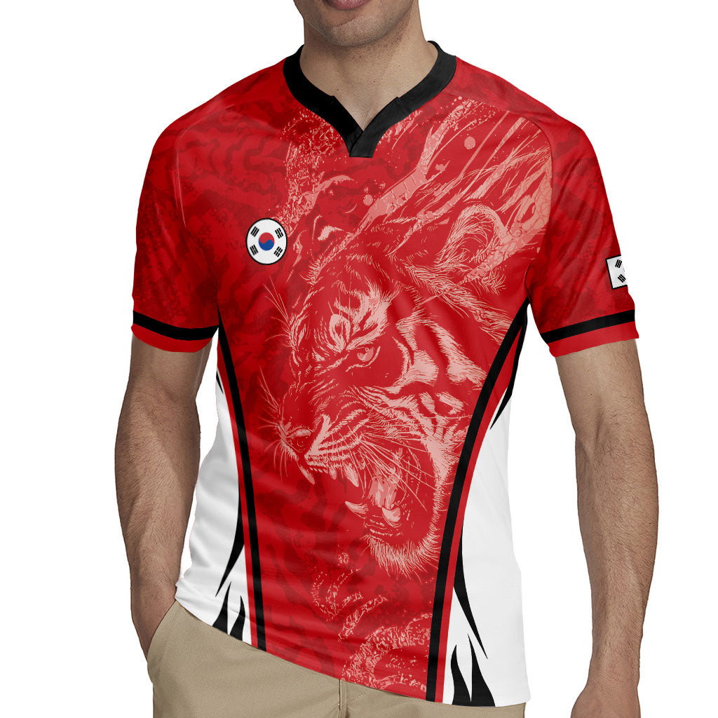 Custom South Korea Football 2026 Rugby Jersey Taegeuk Warriors Spirit Sporty Style