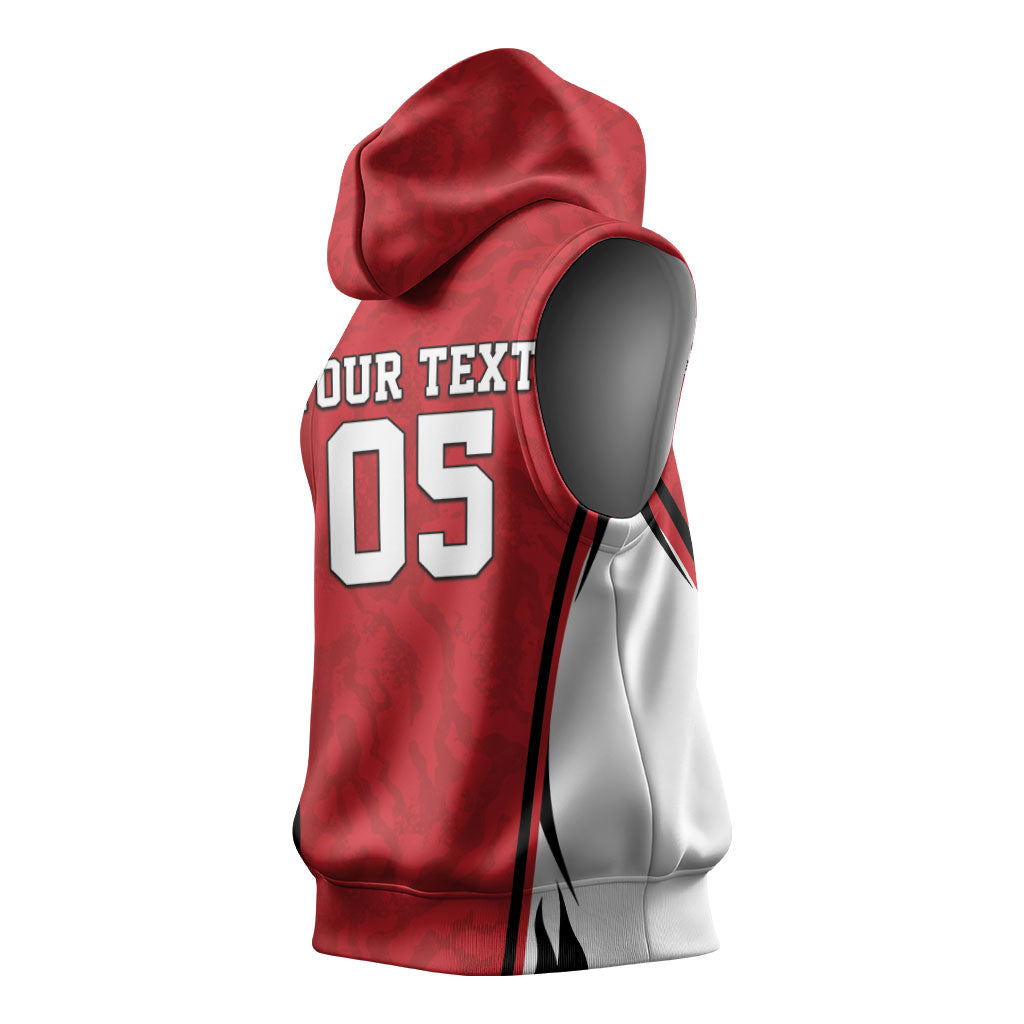 Custom South Korea Football 2026 Sleeveless Hoodie Taegeuk Warriors Spirit Sporty Style