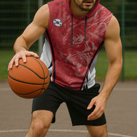 Custom South Korea Football 2026 Sleeveless Hoodie Taegeuk Warriors Spirit Sporty Style